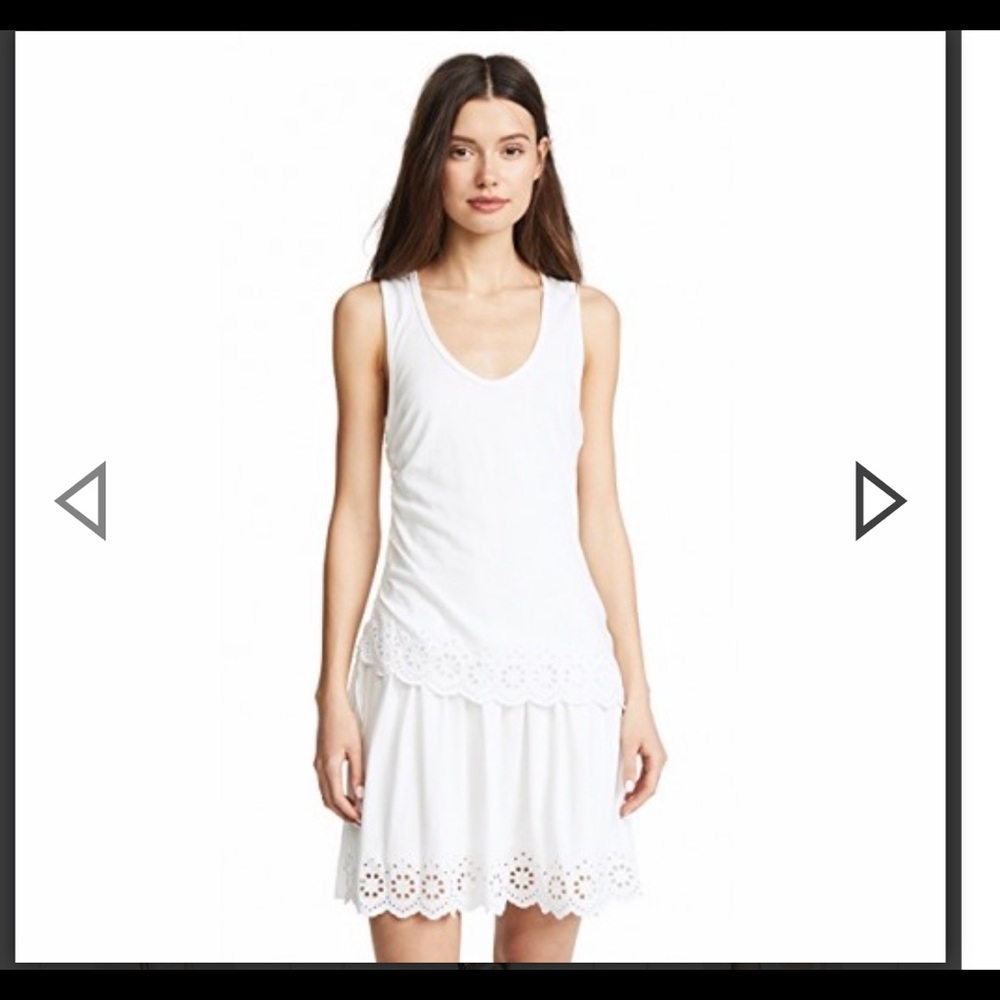 Derek Lam 10 Crosby Women Scalloped Hem Dress